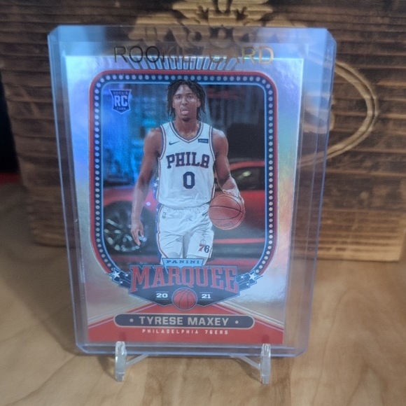Panini Other - 2020-21 Panini Tyrese Maxey Marquee Holo Foil Rookie Card 76ers